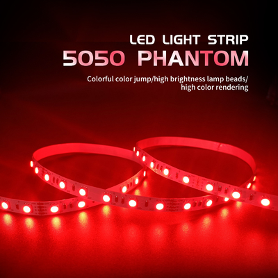 RGB ফুল কালার SMD 5050 LED স্ট্রিপ লাইট 6W বায়ুমণ্ডল নমনীয় নিয়ন লাইট